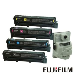 FUJIFILM 富士 原廠原裝 CT351263~CT351266 高容量碳粉匣組(1黑3彩4.5K)+CWAA0973 廢粉盒fujifilm鏡頭收購